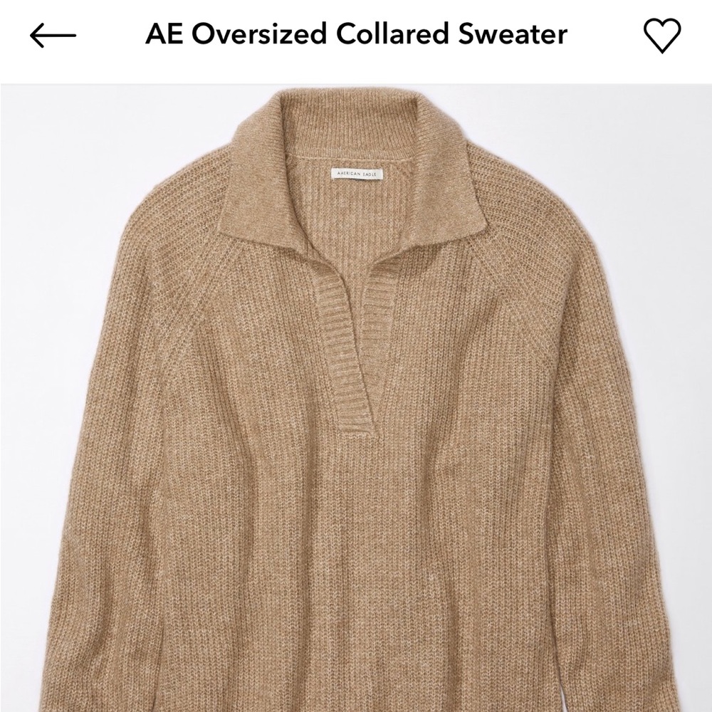 American eagle collared sweater